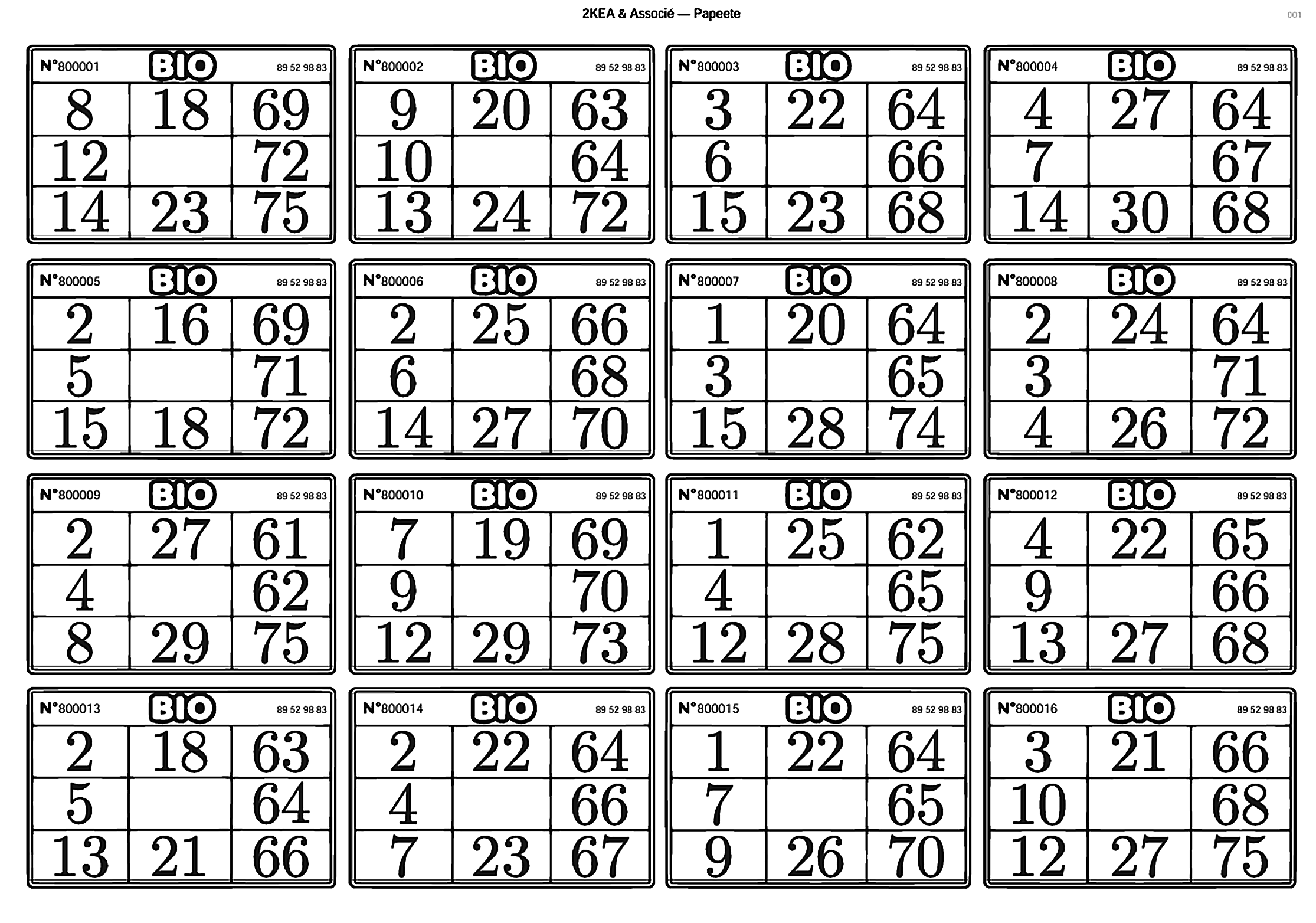 BIO 8 boules